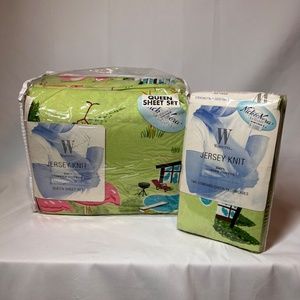 PINK FLAMINGO BY NICK & NORA QUEEN SET